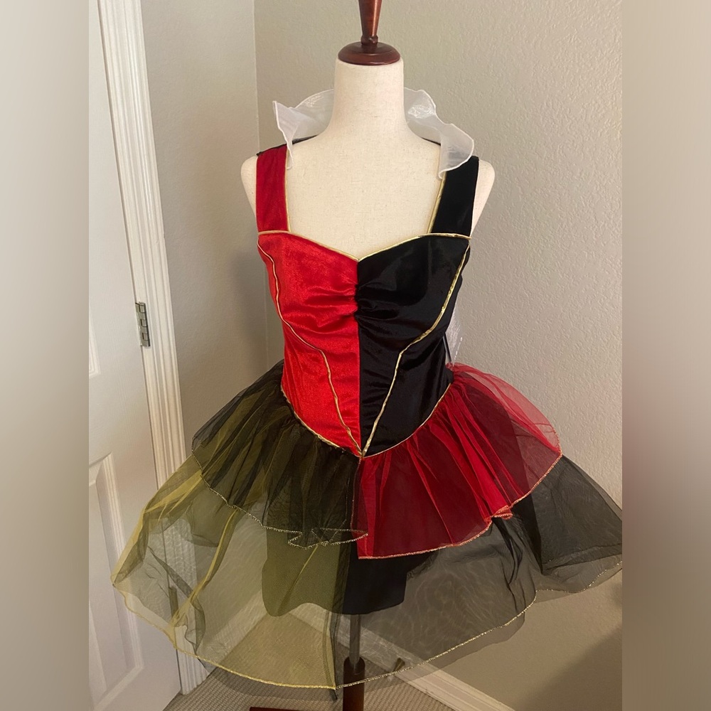 Disney Red and Black Tulle Costume Dress